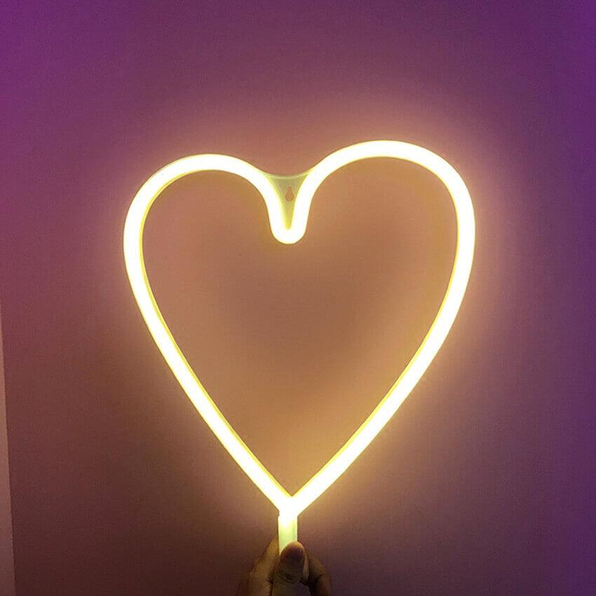 a little love neon heart light